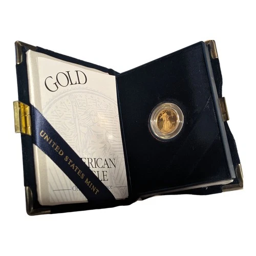 US Mint American Eagle 2003 1/10 Ounce Gold Proof Coin In Capsule With COA IOB