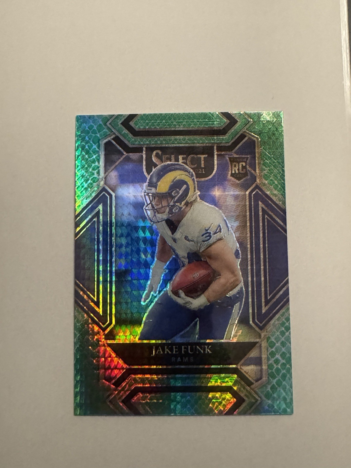 Jake Funk Panini Select #299 Dragon Scale