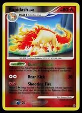 Pokemon Card - Rapidash Stormfront 22/100 Reverse Holo Rare on eBay