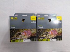 RIO Avid Series Trout Floating Fly Line Gold Slick Cast WF4F Lot of 2