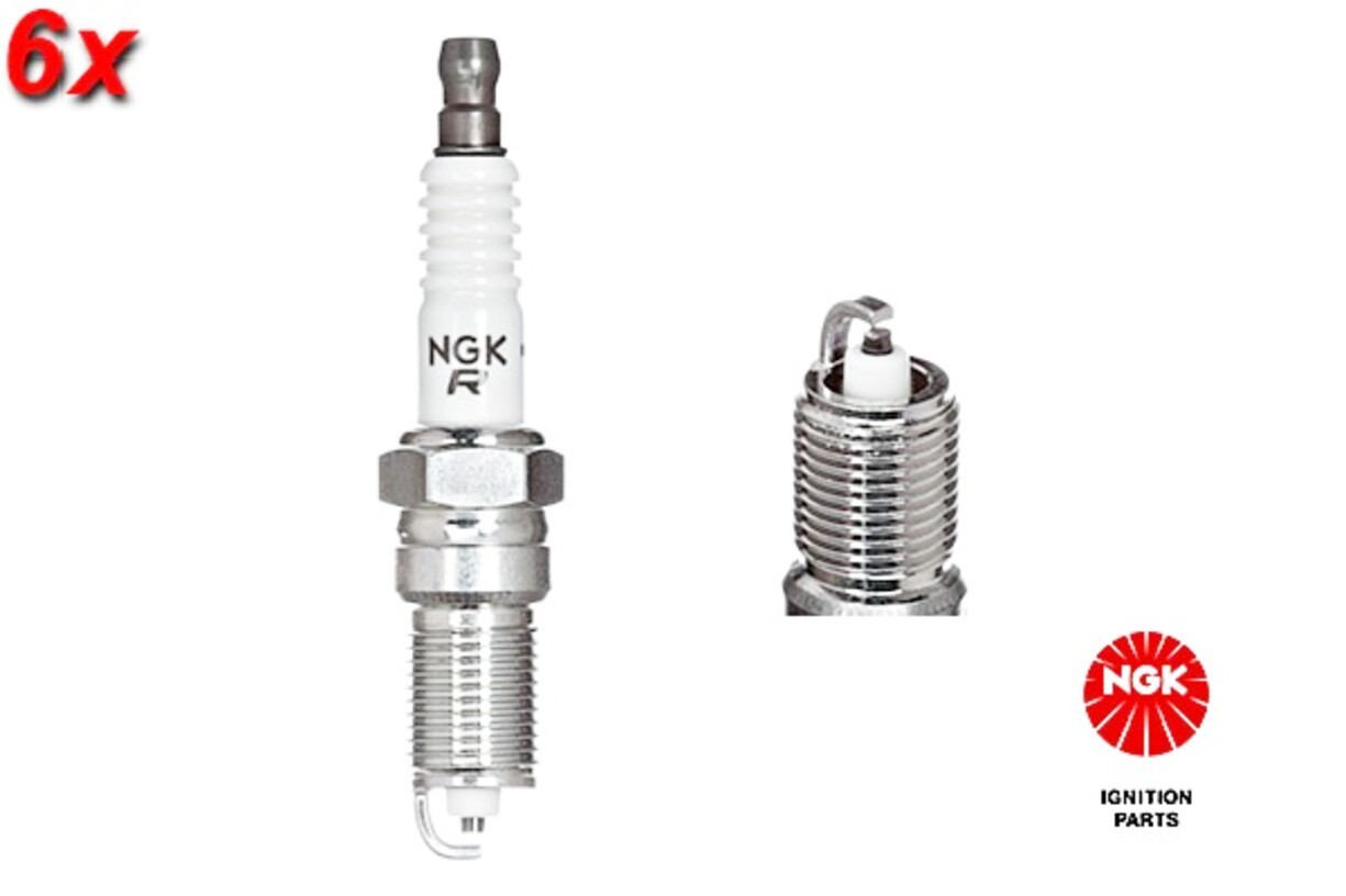 NGK Spark Plugs 6x For CADILLAC CHEVROLET FORD USA 3.0-5.7L 88-09 3333704