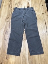 Carhartt 102291 Gravel Gray Rugged Flex Relaxed Fit Rigby Work Pants Size 34x30