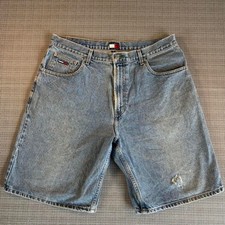 Tommy Hilfiger vintage 11/98 denim shorts.