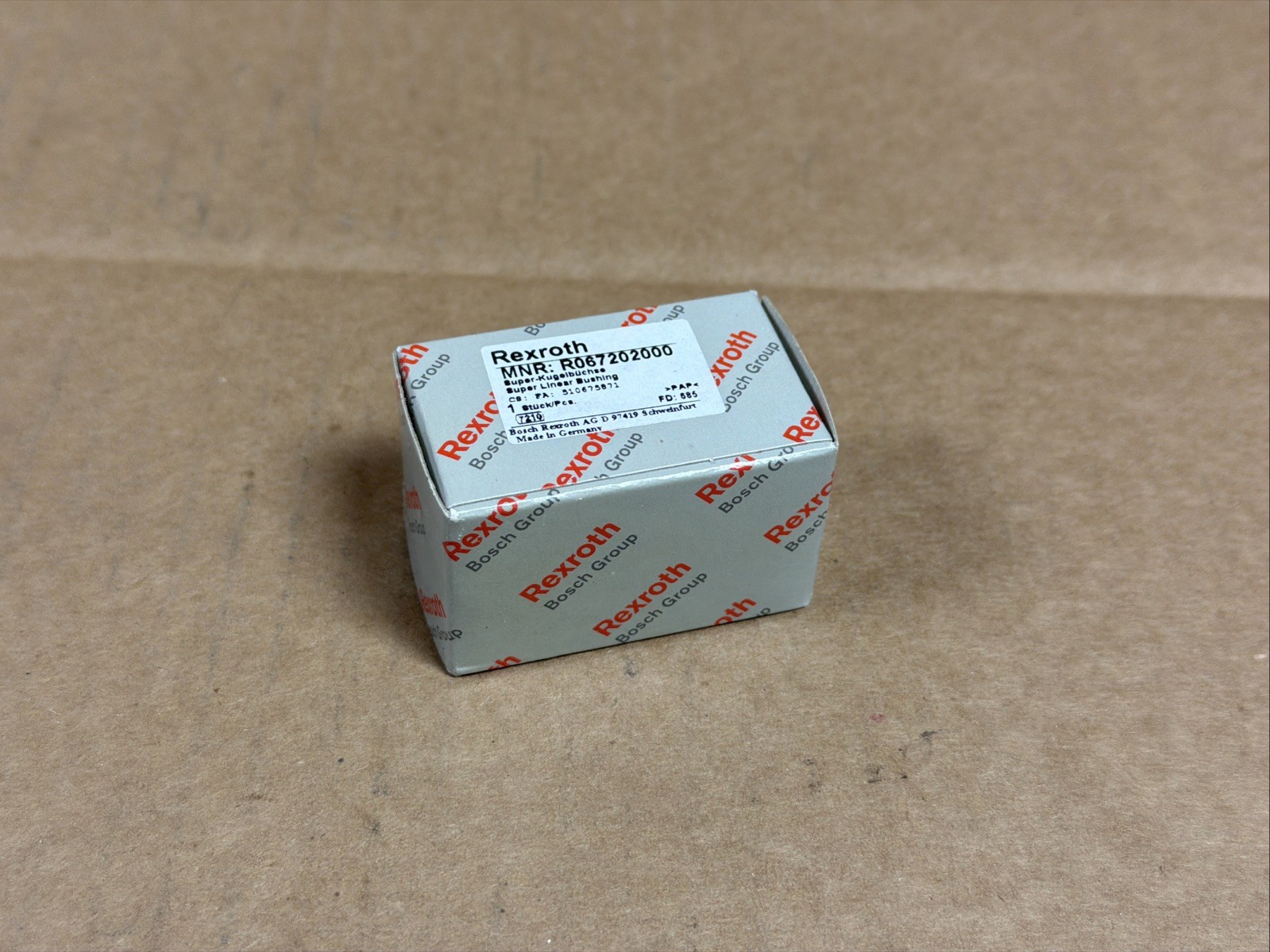 NEW REXROTH BOSCH R067202000 Bushing Roller Bearing WARRANTY FAST SHIPPING