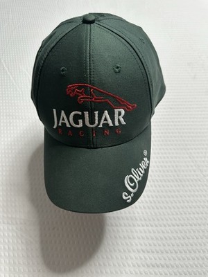 Jaguar S Oliver Cap Hat Green Embroidered Logo Adjustable Strapback Adult