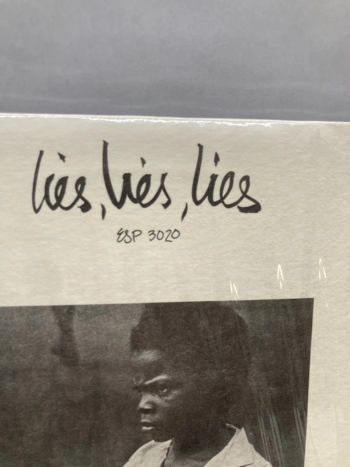 Bill Horwitz Lies, Lies, Lies Vintage Vinyl LP 1975 ESP-Disk' Record ESP-3020 - Image 2 of 4