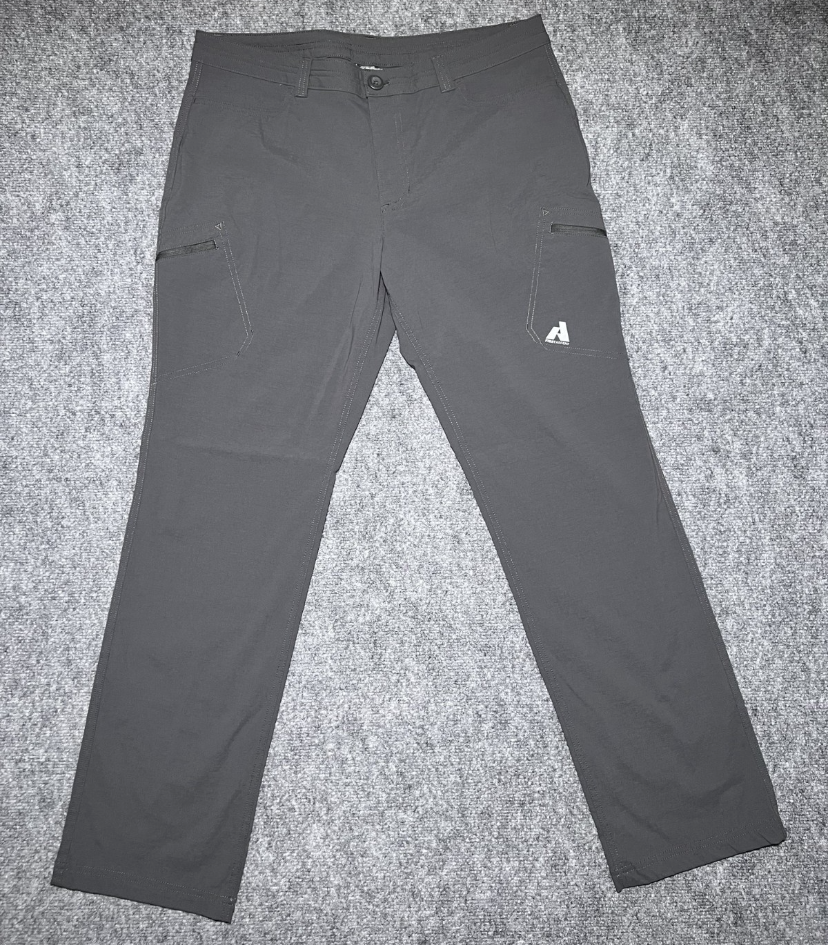 Eddie Bauer First Ascent Guide Pants Gray Performance Cargo Hiking Womens 14