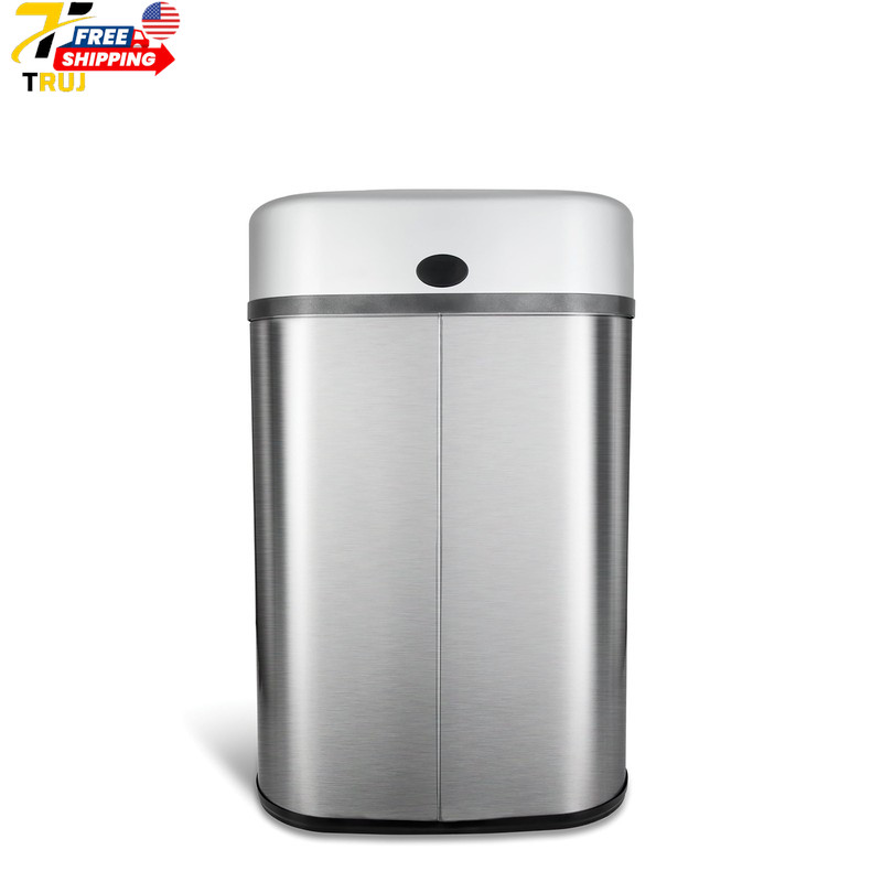 Touchless Automatic Kitchen Trash Can 21.1 Gallon Motion Sensor Stainless Steel