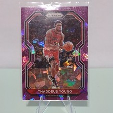 Panini 2020-21 Prizm Thaddeus Young #165 Purple Ice Prizm /175 Chicago Bulls