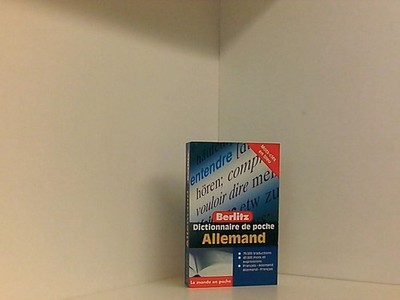 Berlitz Dictionnaire de poche Allemand: Dtsch.-Französ. 75 000 traductions, 45 0