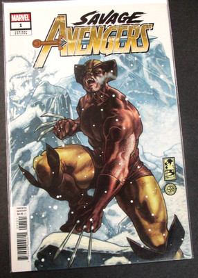 RATIO 1:25 MARVEL SAVAGE AVENGERS WOLVERINE COVER SIMONE BIANCHI VARIANT WW142