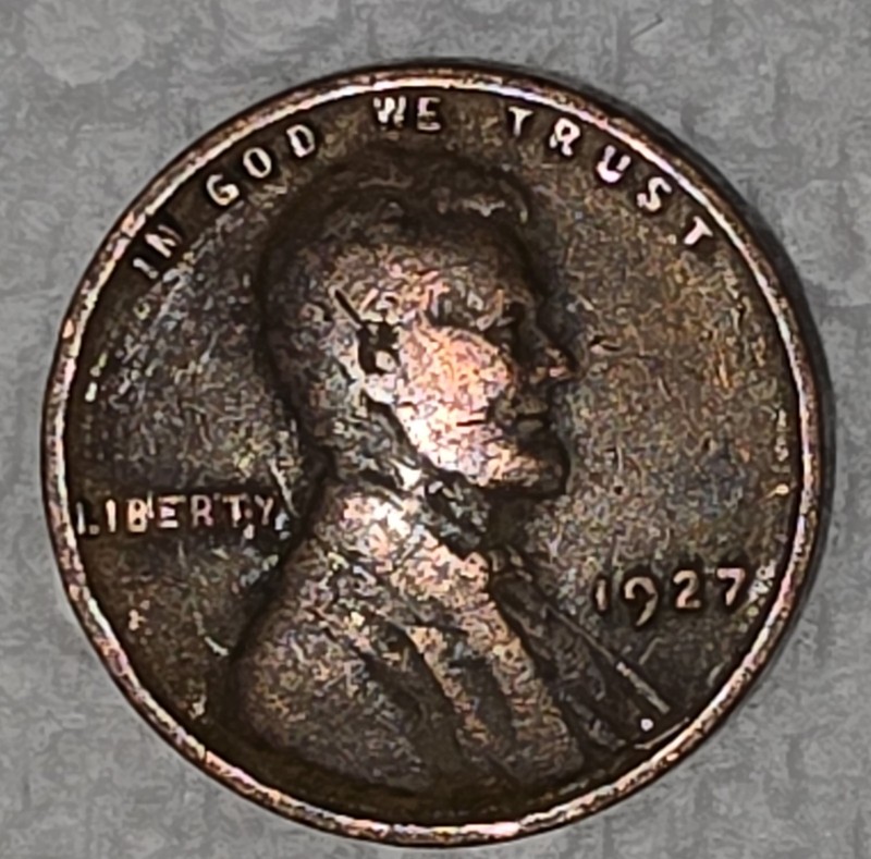 1927 P Philadelphia Mint Lincoln Wheat Penny Cent Circulated