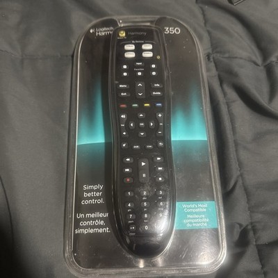 Logitech Harmony 350 Universal Remote Control Black NEW NIB