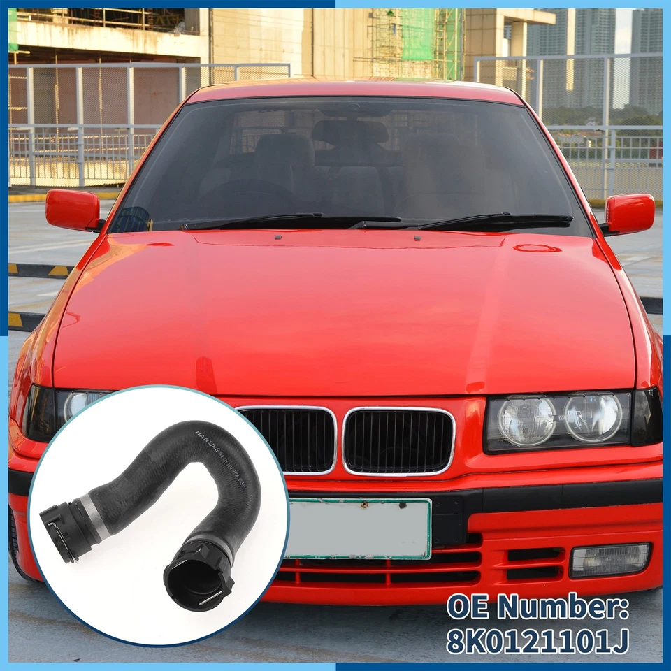 Radiator Hose for Audi A4 Quattro Base Sedan 4-Door 3.2L 2009 No.8K0121101J 1Pc - Image 3 of 4