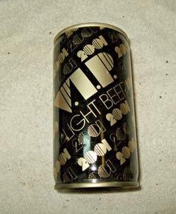 Empty Beer Can V.I.P Light Beer 2001 bottom opened