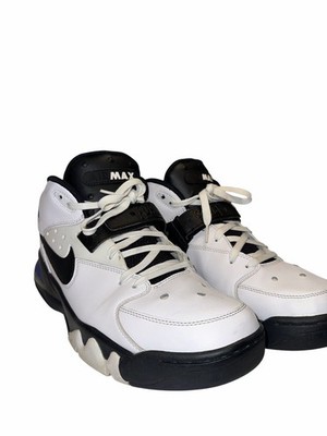 Nike Air Force Max White Black-Cobalt Sneakers AH5534-100 Mens Size 12