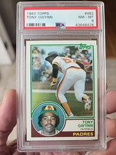TONY GWYNN - 1983 Topps #482 RC PSA 8 NM MT HOF Padres