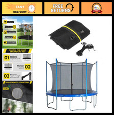 Trampoline Safety Enclosure Net Replacement for 6 Pole Round Frame Trampolines