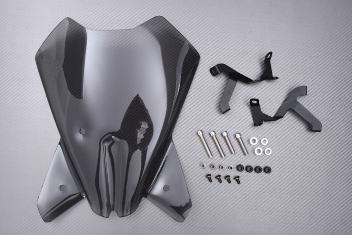 Saute Vent KTM DUKE 390 2024-2026 Aérodynamique en Polycarbonate Anti-Turbulence