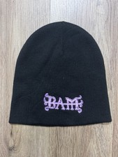 Y2K BAM Margera Heartagram HIM Black Beanie H...