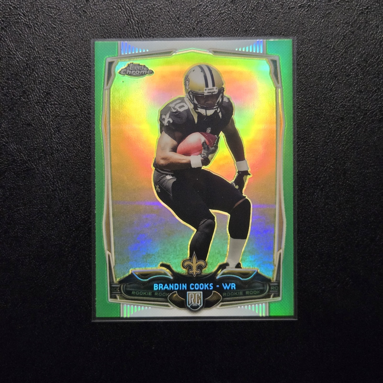 2014 Topps Chrome Green Refractor Brandin Cooks #149 Rookie RC