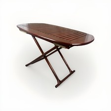 Luxury Rosewood Yacht Folding Table By Starbay Military & Marine Furniture Maker