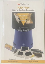 Wolverine F2D Titan 8-in-1 Film to Digital Converter - New (Open Box)