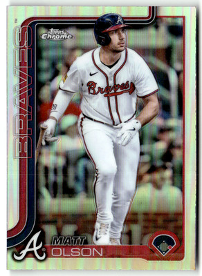 2025 Topps Chrome MLB No. 193 Matt Olson Refractor