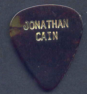 Jonathan Cain Journey 1986-1987 Raised On Radio Tour Tortoise Guitar Pick