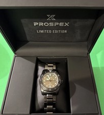 *MINT* Seiko Prospex Limited Ed. Black Series Solar Divers Watch - Box & Papers