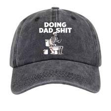 Funny Dad Life Skeleton Graphic Vintage Washed Baseball Cap