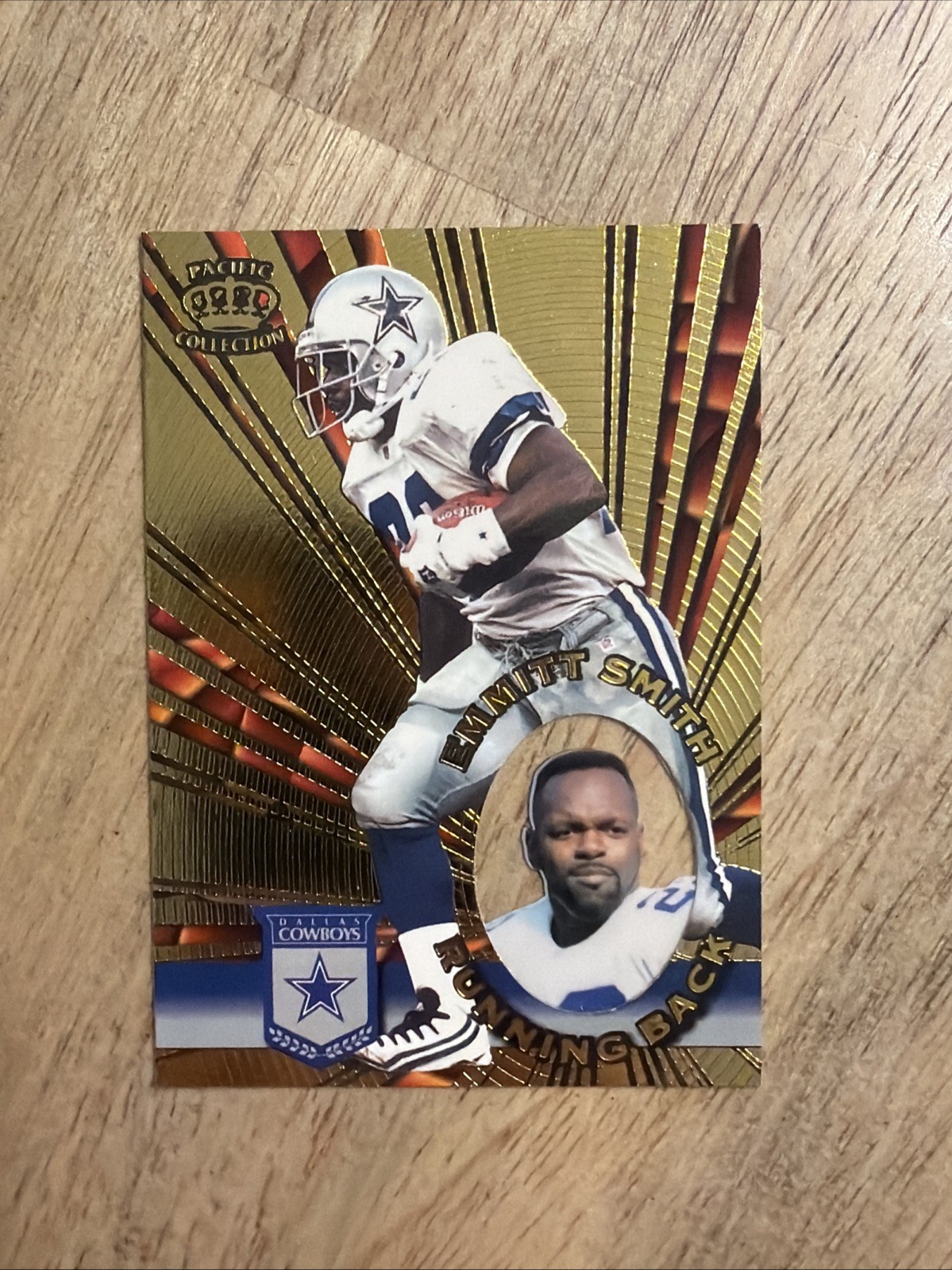 Emmitt Smith 1996 Pacific Invincible #I-39 Dallas Cowboys