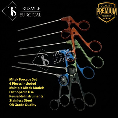 Mitek Forceps Set   6 Pieces (Models: 214603,214605,214605,214626,214643,214646)