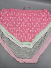 Juicy Couture Girl's Size L Panty Cotton And Spandex 5 Pack Multicolor NWT