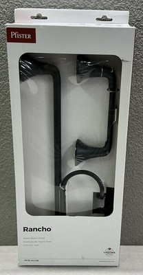 Pfister 3-Piece Rancho Matte Black Decorative Bathroom Hardware Set BTB-RCH3B