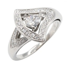 BVLGARI Diva Dream Diamond Ring 18KWG White Gold Used women US size 7 #54