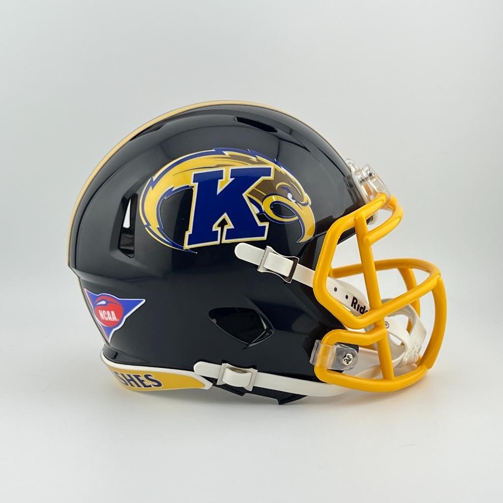 Kent State Golden Flashes CUSTOM Navy Blue Mini Football Helmet