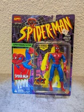Product Image: Spider Man Super Poseable Action Figure Vintage 1994 Toy Biz New Sealed 47121