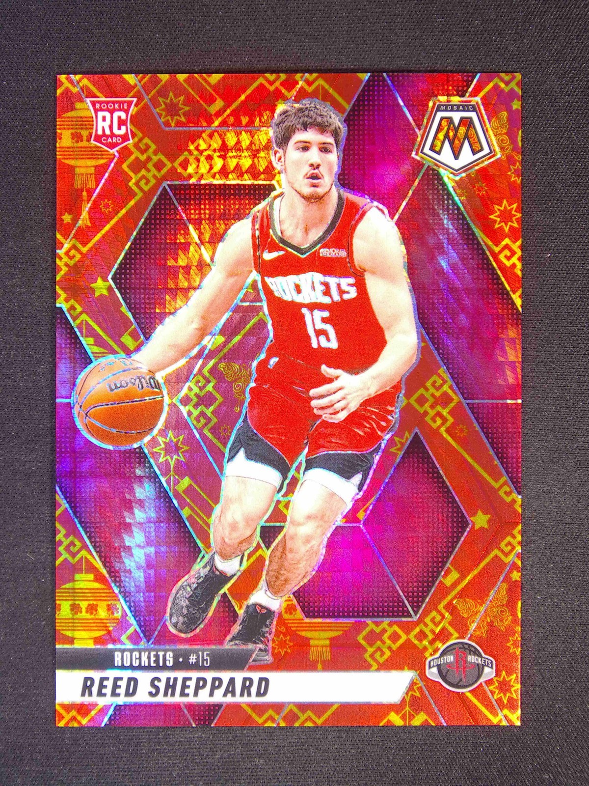 8/8 ≈1/1 2024-25 Panini Mosaic Reed Sheppard #249 RC Rookie Lucky Envelopes