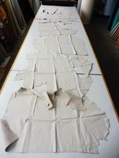 Auto-und Polsterleder, Echt-Rindleder, Seashell, zart genarbt, 5kg,  &euro; 8,00kg