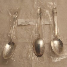 Grover Cleveland Harrison McKinley Silverplate Souvenir Spoons Antique $0 ship