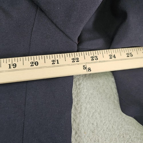 Chaps Ralph Lauren Blazer Mens 42R Navy Wool Gold Crest Buttons Classic Jacket - Picture 9 of 15