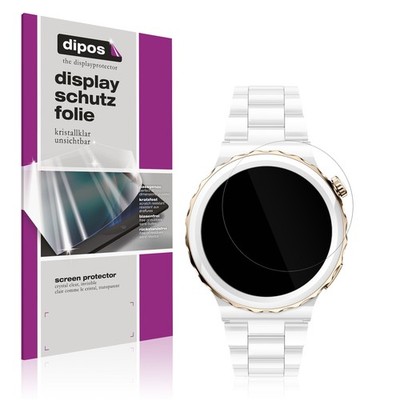 6x Schutzfolie klar für Huawei Watch GT3 Pro Ceramic (43mm) Displayschutzfolie