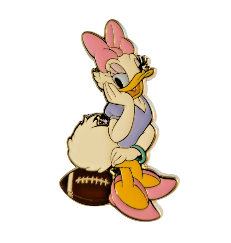 Loungefly Disney Mickey & Friends Football Mystery Box Enamel Pin - Daisy Duck