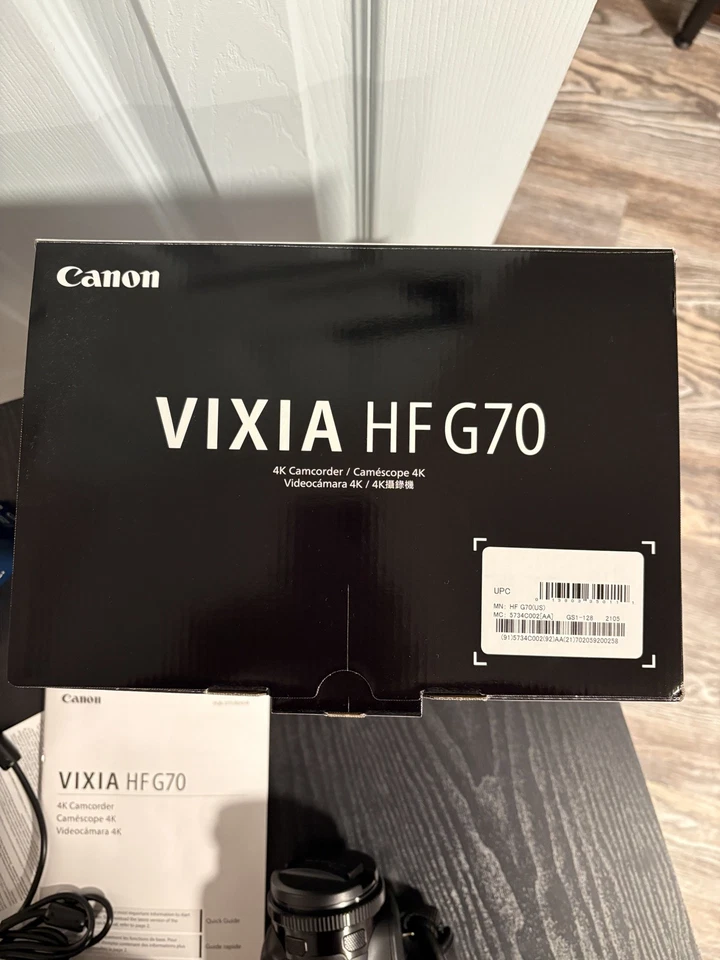 Canon Vixia HF G70 UHD 4K Camcorder | Black - Image 4 of 4