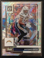 2022 Panini Donruss Optic Antonio Gates #114 Silver Wave Prizm /300