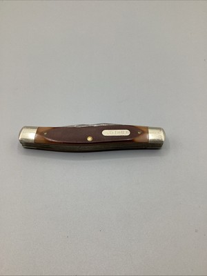 Schrade USA 77OT - Old Timer - 2-Blade - Sawcut Delrin - Muskrat