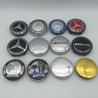 4pcs 3D 56mm 60mm 68mm For Car emblem Wheel hub Center Cap Badge cover Decals 