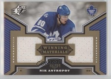 2005-06 SPx Winning Materials Gold 49/99 Nik Antropov #WM-NA 0d14