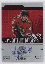 2023 Upper Deck Credentials Debut Ticket Access Red 6/99 Wyatt Kaiser Auto 0ze5